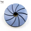Pad di lucidatura in resina a blocchi di serpella con lumaca con la rinaccia con backer in PVC.