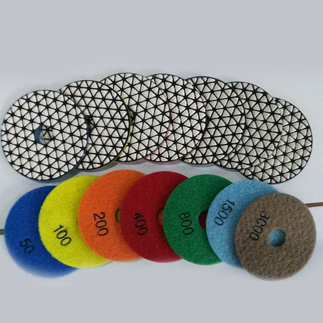 Triangle Dry Solishing cuscing per materiali diversi-6