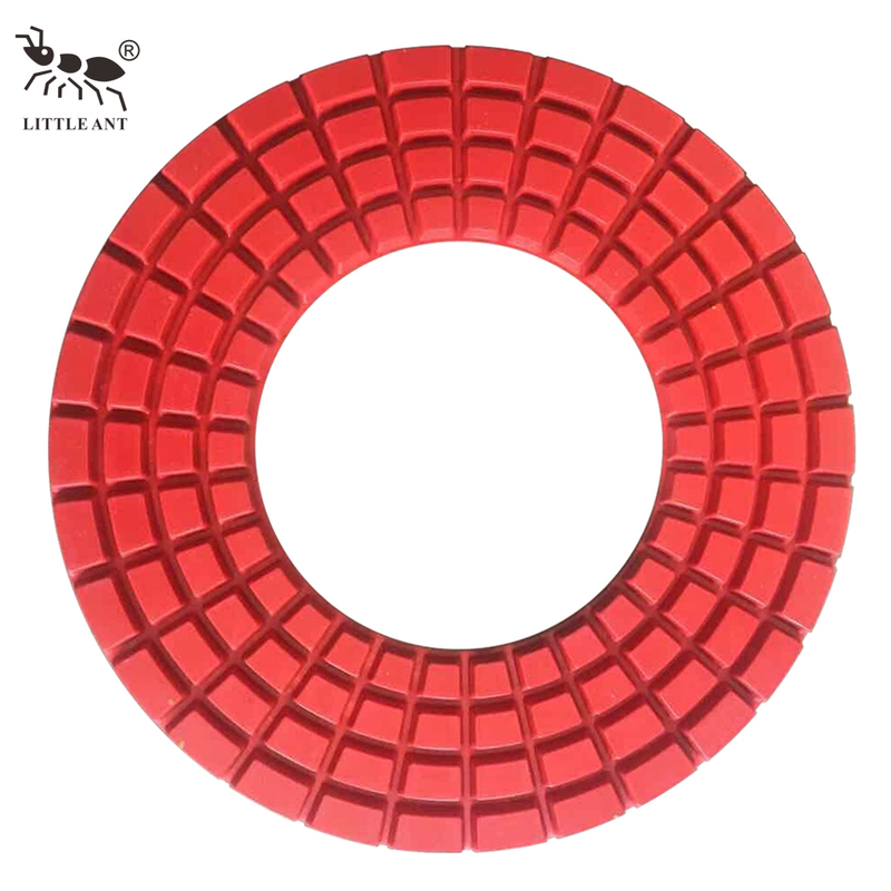 Piccola tampone di lucidatura del pavimento in resina da 320 mm per pavone grandi 4 fila per utensile per utensili in granito in granito terrazzo quarzo
