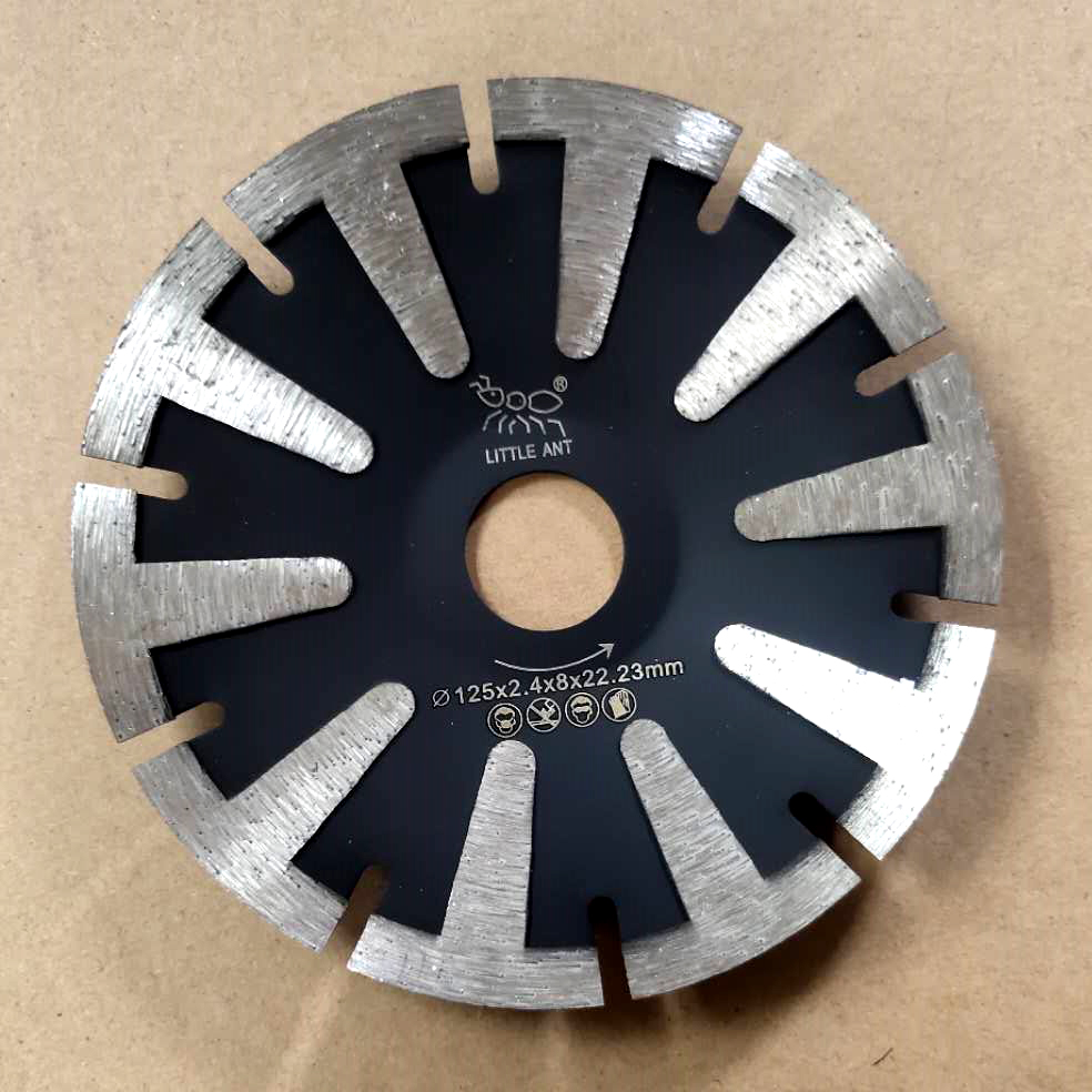 Blade con segmento T concavo 125 mm (4)