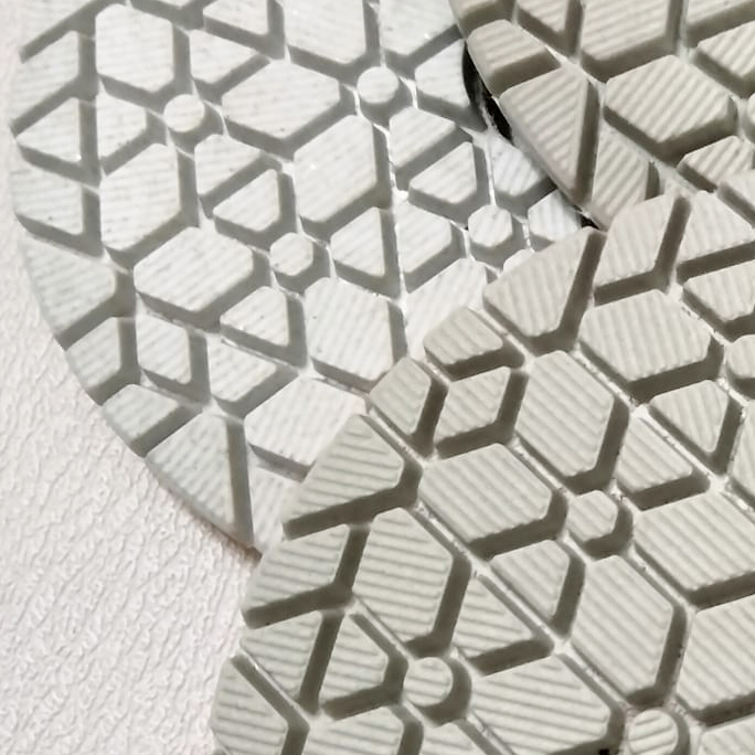 Piccola formica da 3 passi PASCHIO Diamond Wet Polishing Pad flessibile per il cemento calcare in pietra calcarea di granito in marmo in pietra in pietra