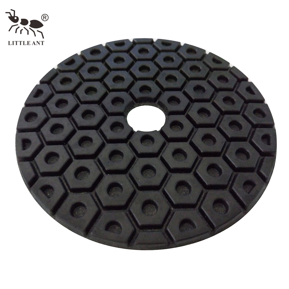 Piccola formica True Color 4 pollch Honeycomb Polishing Wet Polishing per marmo di granito in pietra ingegnerizzato