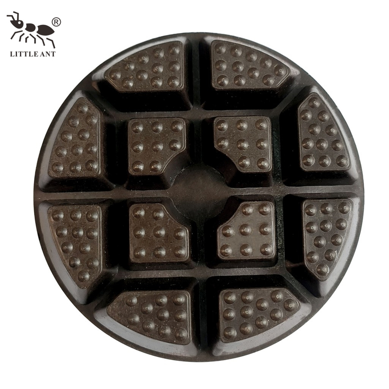 LITTLE ANT NUOVO 3 pollici 4 pollici King of Bull 3 tipi di forme Tampone per lucidatura di pavimenti in cemento diamantato