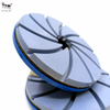 Pad di lucidatura in resina a blocchi di serpella con lumaca con la rinaccia con backer in PVC.