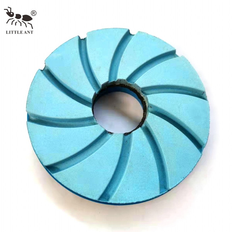 Pad di lucidatura in resina a blocchi di serpella con lumaca con la rinaccia con backer in PVC.