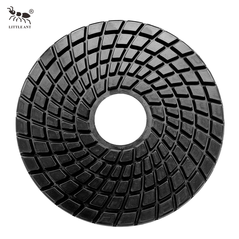 LITTLE ANT Tampone per lucidatura per pavimenti in resina da 300 mm, 12 pollici, bagnato per granito, marmo, terrazzo, quarzo, cemento