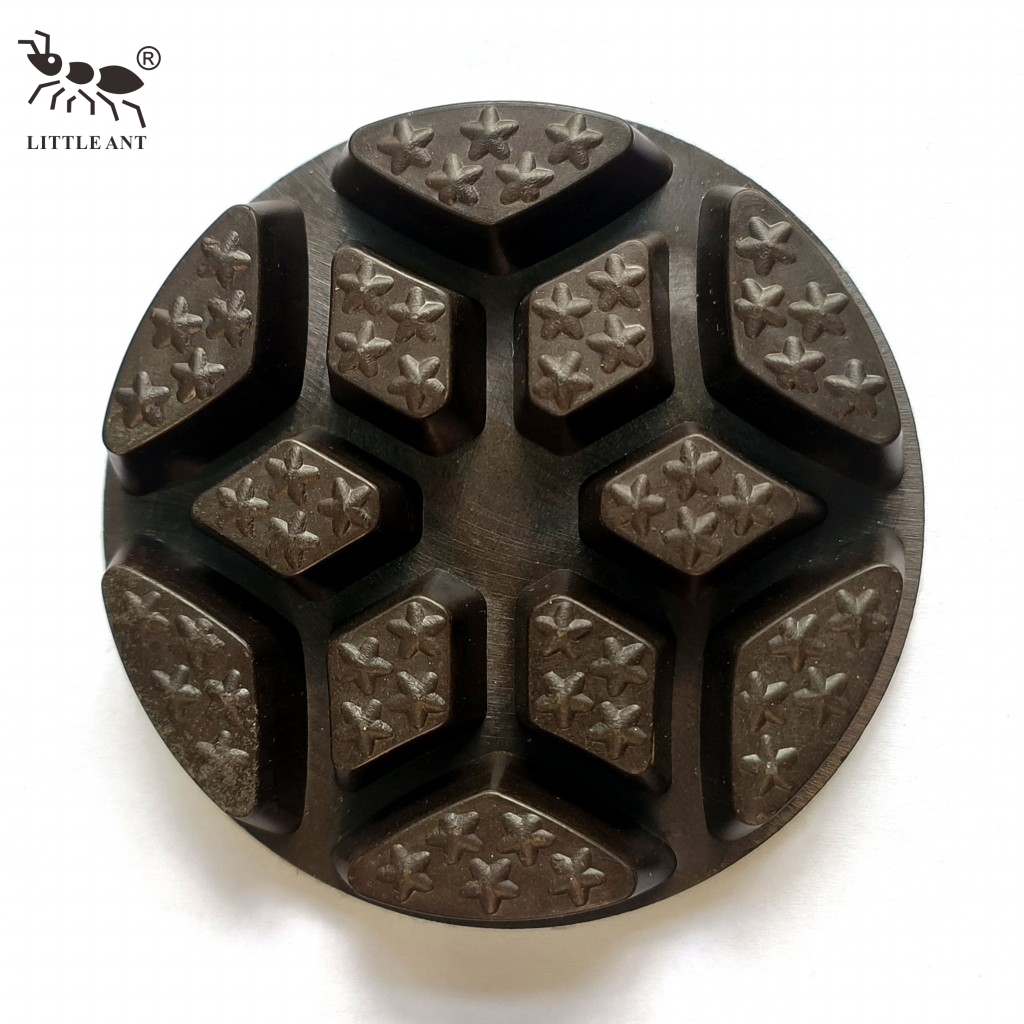 LITTLE ANT NUOVO Tampone per lucidatura per pavimenti in cemento Bumblebee Flame Star Diamond da 3 pollici