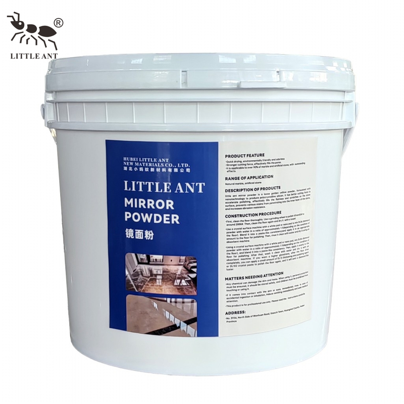 LITTLE ANT Polvere lucidante a specchio per pietra per la rifinitura di pavimenti in marmo, granito, terrazzo