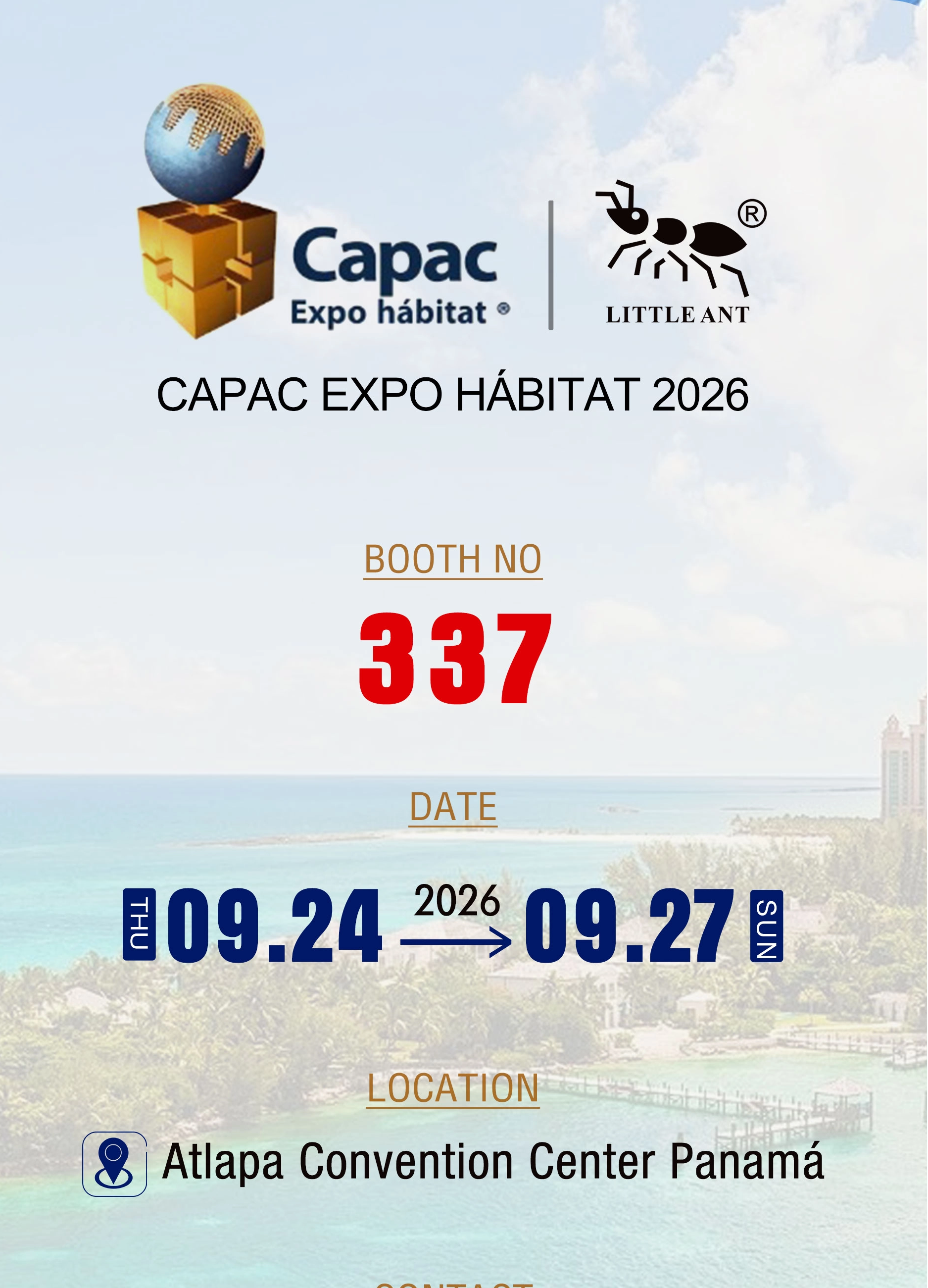  Little Ant Diamond Tools è entusiasta di partecipare a CAPAC EXPO HABITAT 2026