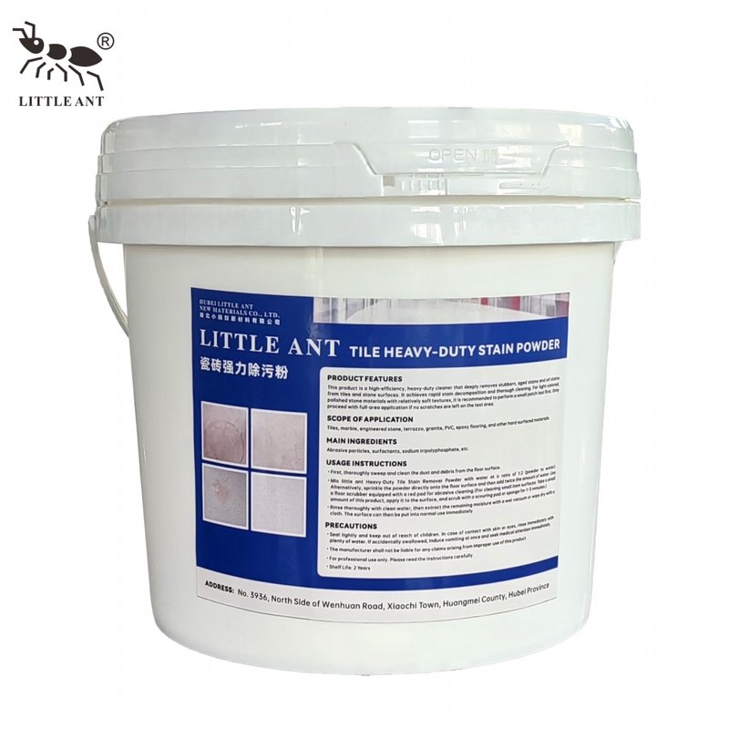 LITTLE ANT Polvere smacchiante per piastrelle resistente per la pulizia di pavimenti in ceramica e porcellana