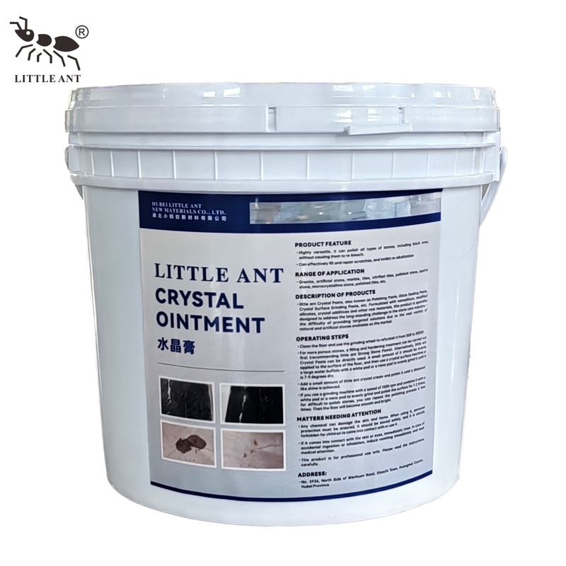 LITTLE ANT Pasta lucidante per cristalli di pietra per finitura lucida di pavimenti in marmo, granito, terrazzo